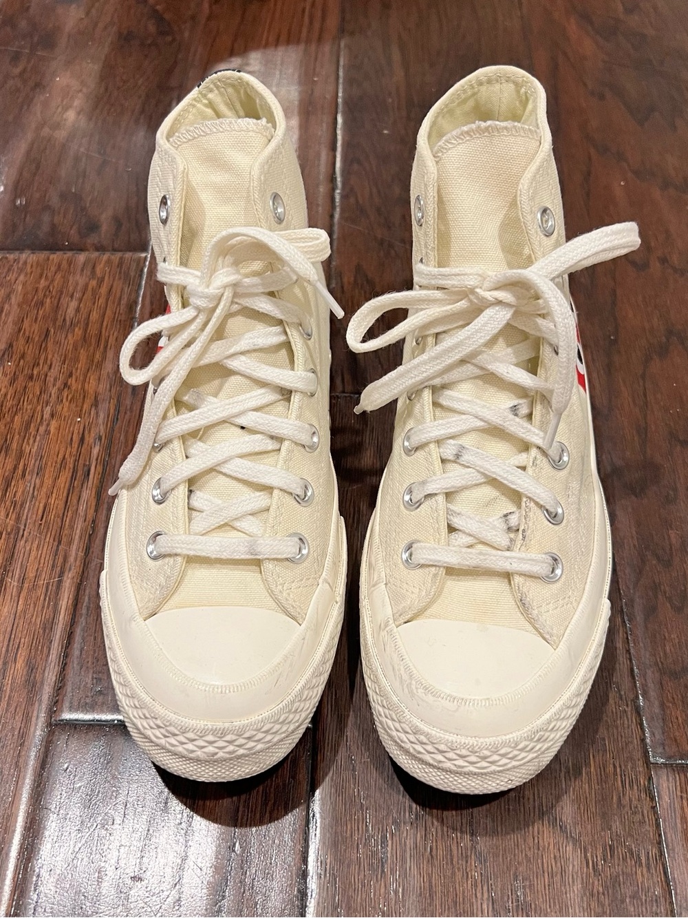 Converse x Comme des Garçons PLAY Chuck 70 Hi Top Unisexe Sneaker - Picture 2 of 10